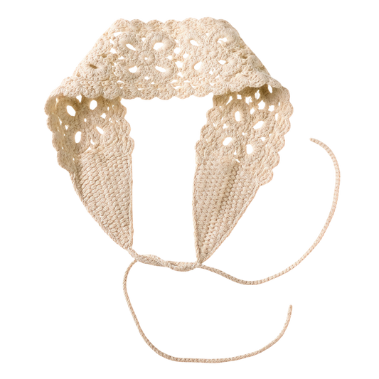 Ivory Crochet Headband