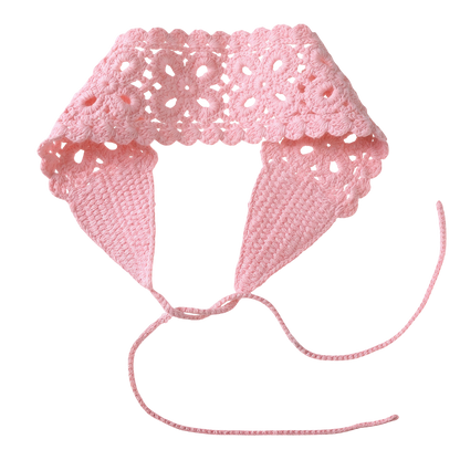 Soft Pink Crochet Headband