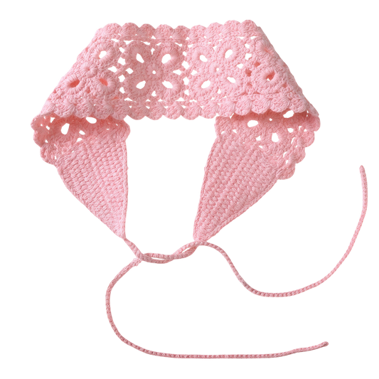 Soft Pink Crochet Headband
